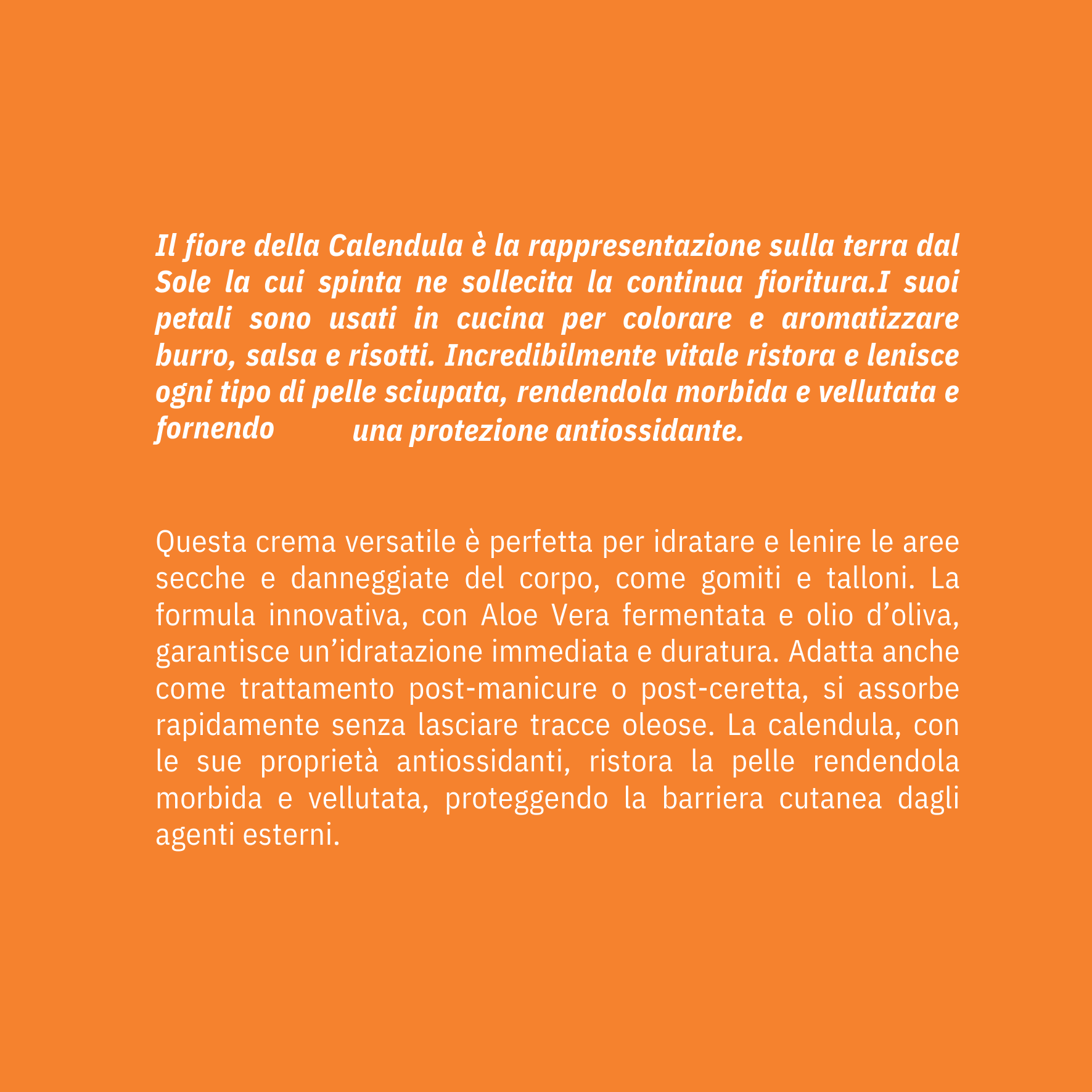 Crema Riparatrice - Calendula