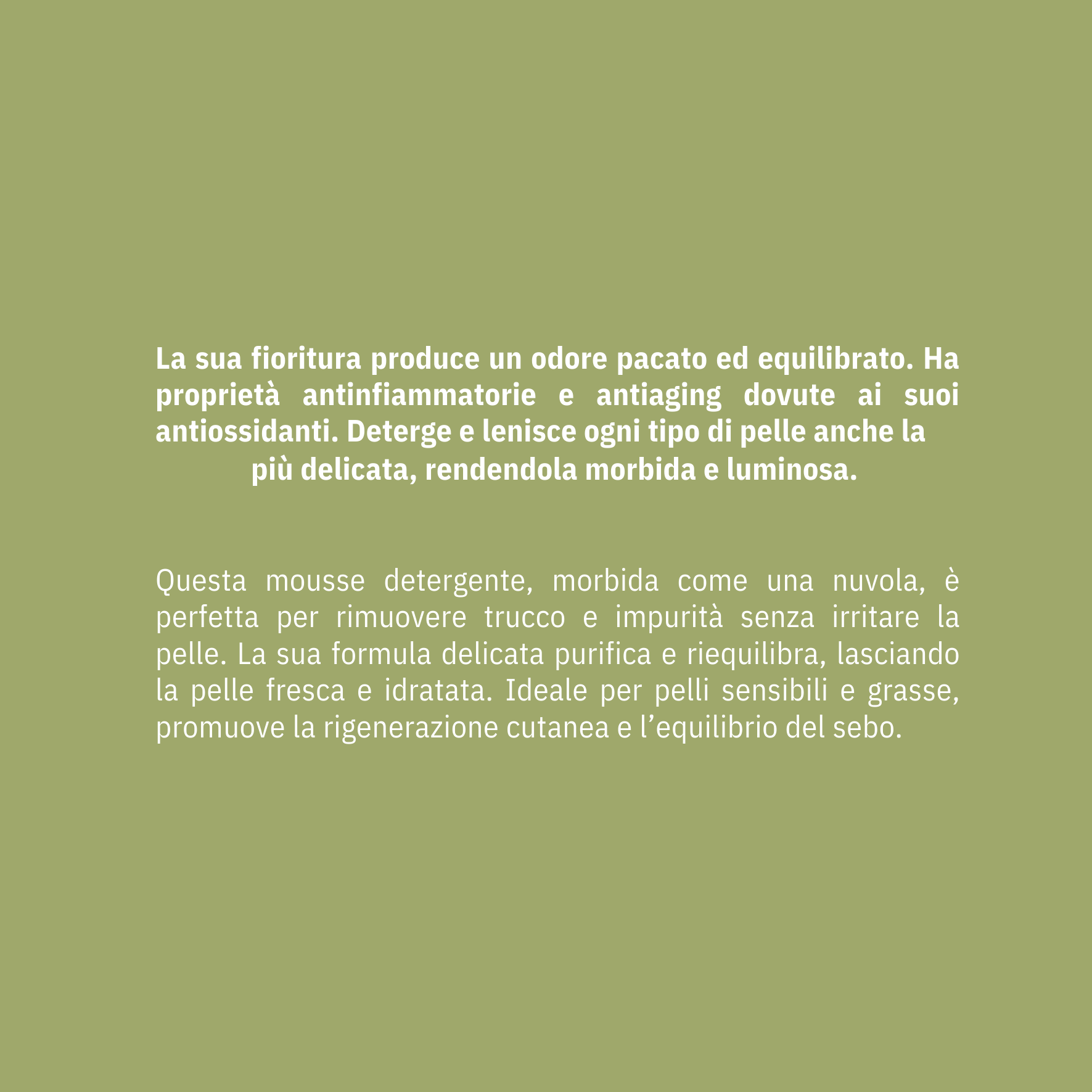 Mousse Detergente Viso - Camomilla